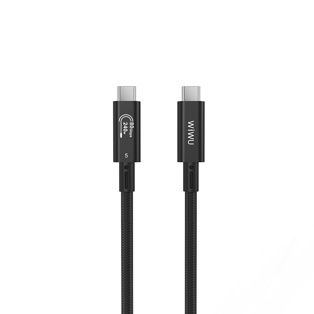 Wi-C102 Thunderbolt 5 Type-C Kablo 240W 16K 180 Cm
