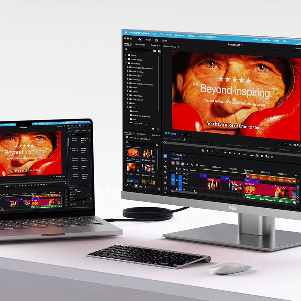 Wi-C102 Thunderbolt 5 Type-C Kablo 240W 16K 180 Cm