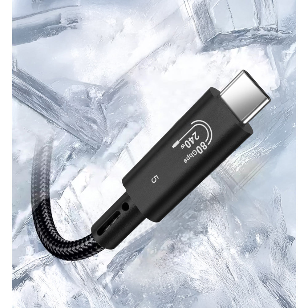Wi-C102 Thunderbolt 5 Type-C Kablo 240W 16K 180 Cm
