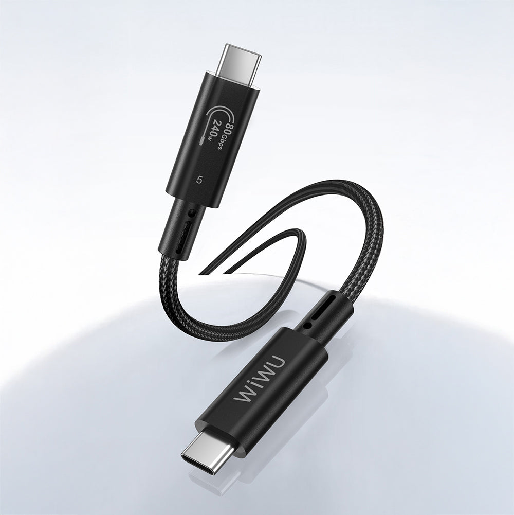 Wi-C102 Thunderbolt 5 Type-C Kablo 240W 16K 180 Cm