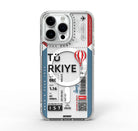 Turkey B Serisi Magsafe Uyumlu Bilet Desenli Iphone 15 Pro Kılıf