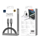 Wi-C061 Titanlink Type-C Pd Hızlı Şarj Ve Data Kablosu 60W 2,5 M