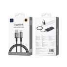 Wi-C054 Titanlink Usb-A To Type-C Hızlı Şarj Kablosu 1M