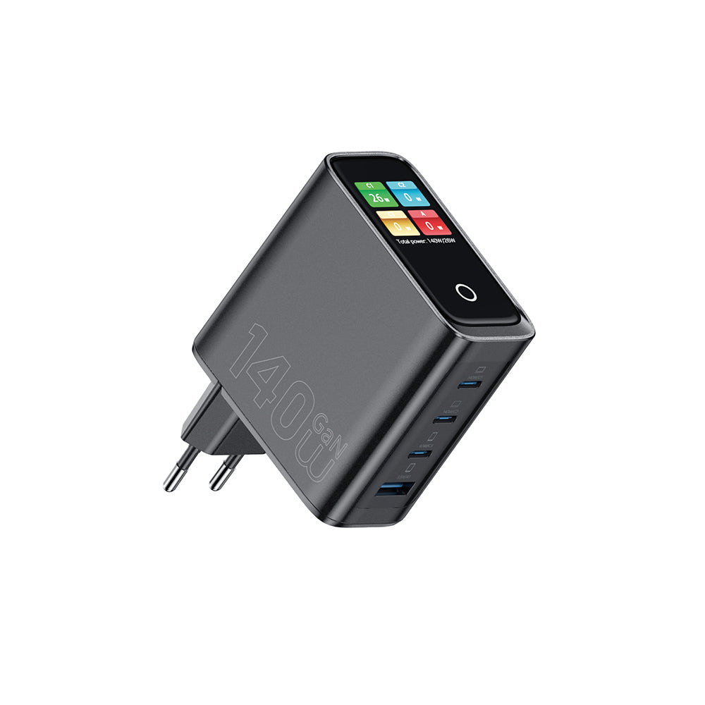 Wi-G028 Voyager Serisi Gan 140W Tft Ekranlı Hızlı Şarj Başlığı
