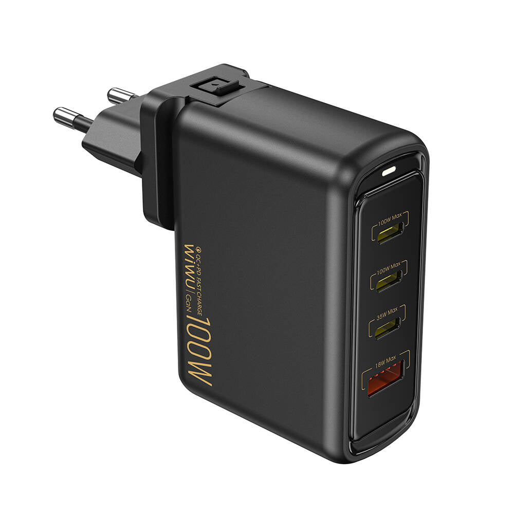 Warrior Serisi Gan 100W Qc+Pd Hızlı Şarj Başlığı