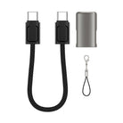 Wi-C040 Concise Serisi Type-C To Type-C Hızlı Şarj Özellikli Data Ve Şarj Kablosu 100W 15Cm