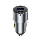 Wi-Cc032 Nano Pro 60W Dual Type-C + Usb-A Hızlı Şarj Özellikli Araç Şarj Aleti