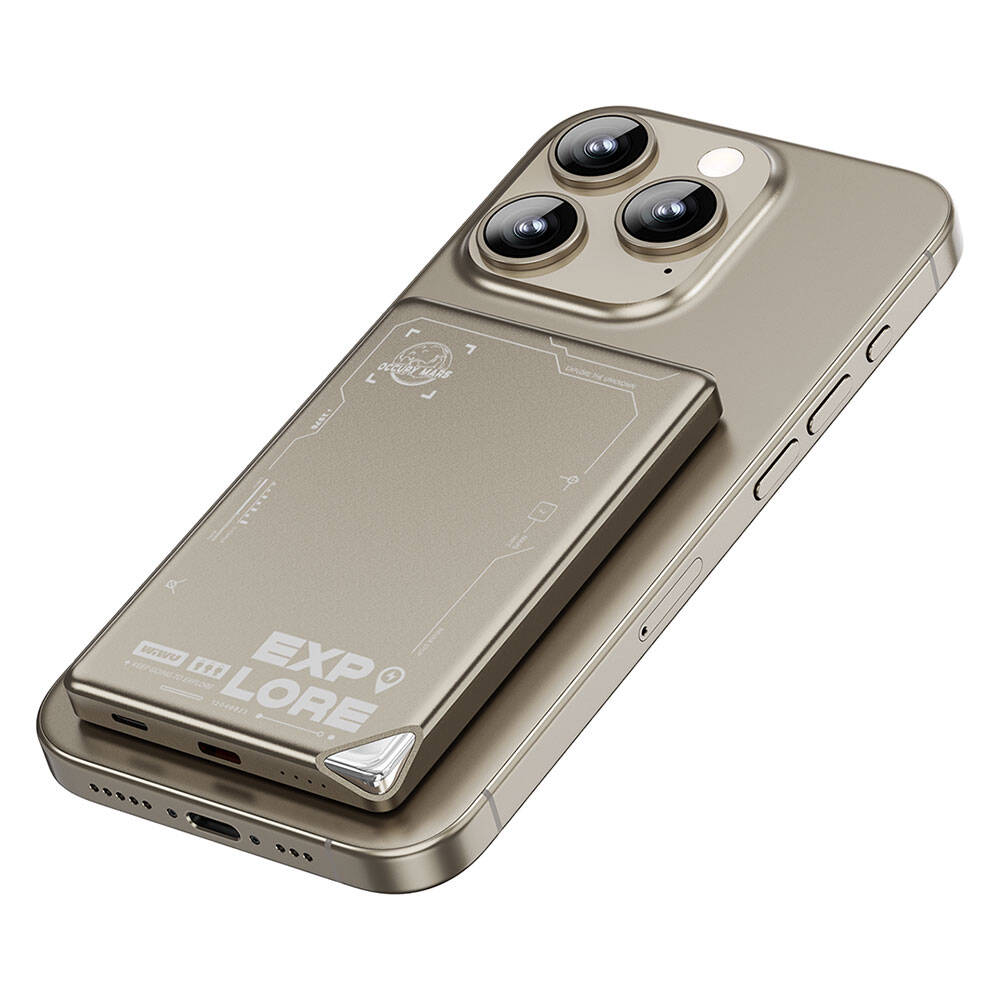 P019 Explore Serisi İNce Magsafe Powerbank 15W 5000Mah