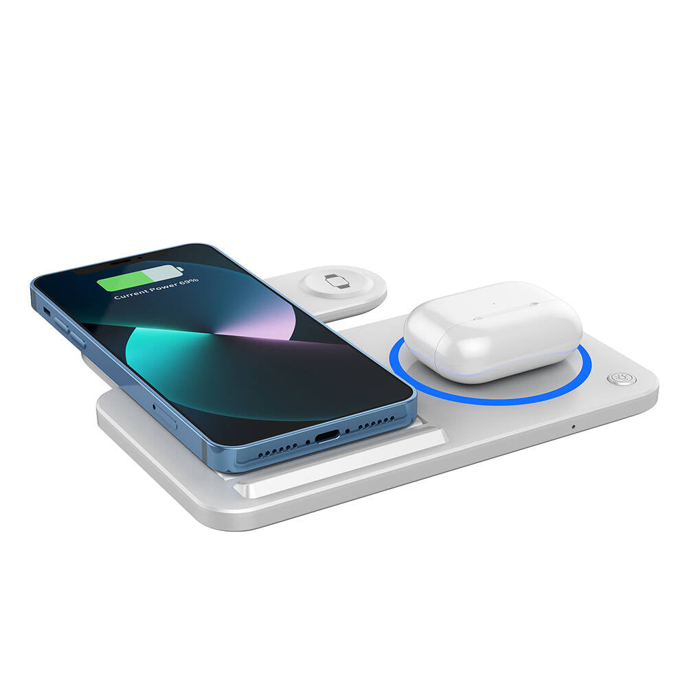 Wi-W020 3In1 Katlanabilir Magnetik Hızlı Şarj Standı