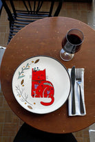 Red Cat Seramik Pasta, Tatlı Tabağı-18 Cm - 0
