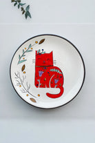 Red Cat Seramik Pasta, Tatlı Tabağı-18 Cm - 1