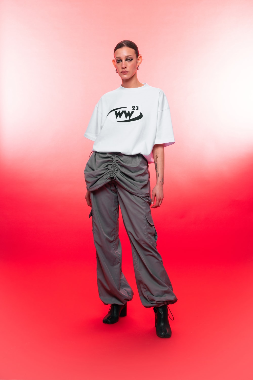 Wuen İstanbul-Parachute Pant Grey-Pantolon-1-Milagron.com