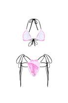 Wuen İstanbul-Wuen Pink Money Bikini Set-Bikini & Mayo-2-Milagron.com