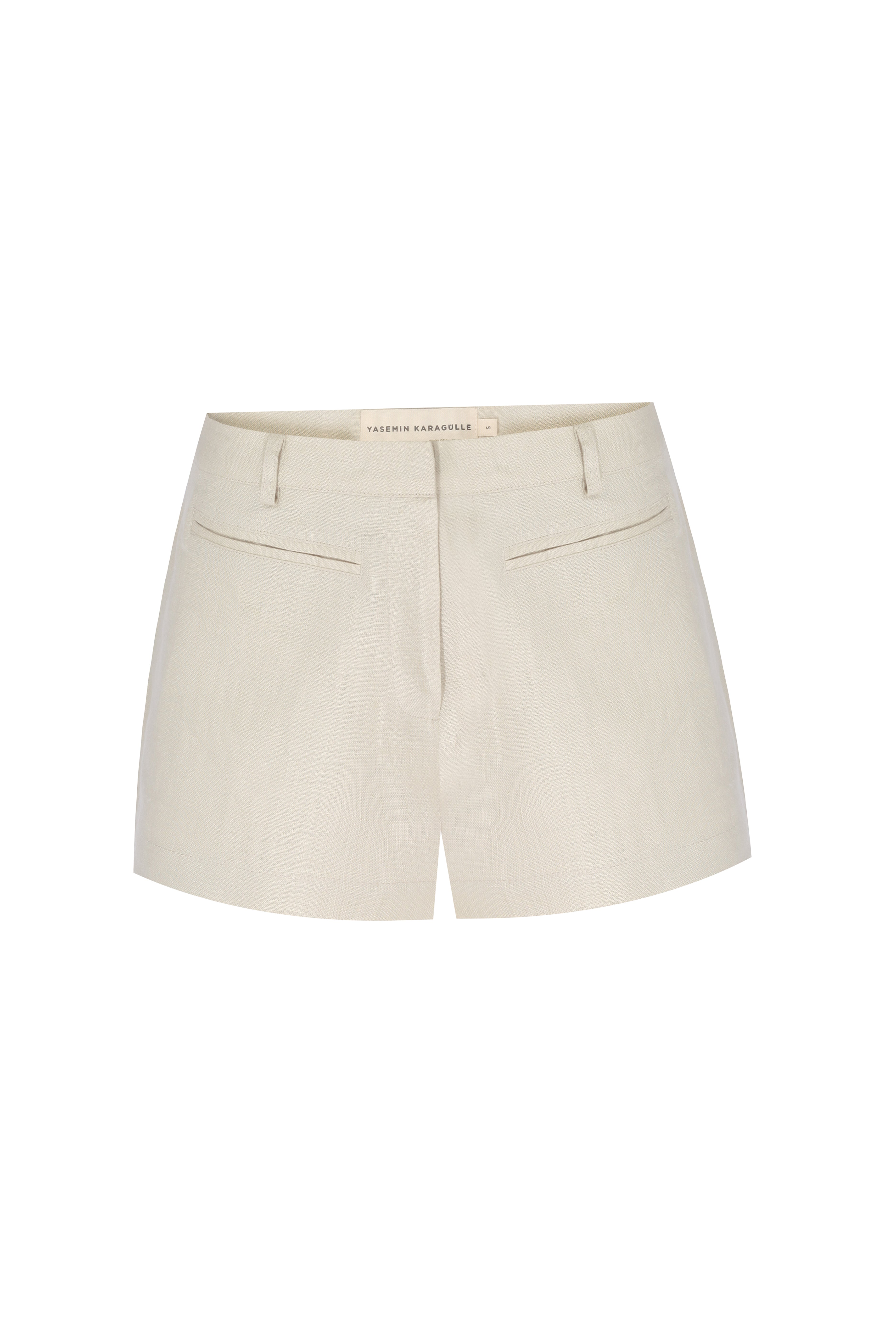 Yasemin Karagülle-Andy Short Beige-SHORT-1-Milagron.com