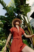 Yasemin Karagülle-Daisy Romper / Burn't-Tulum-3-Milagron.com