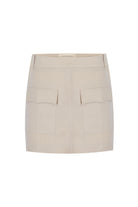Yasemin Karagülle-Doriane Skirt Beige-Etek-1-Milagron.com