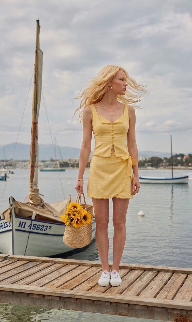 Emily Top - Yellow