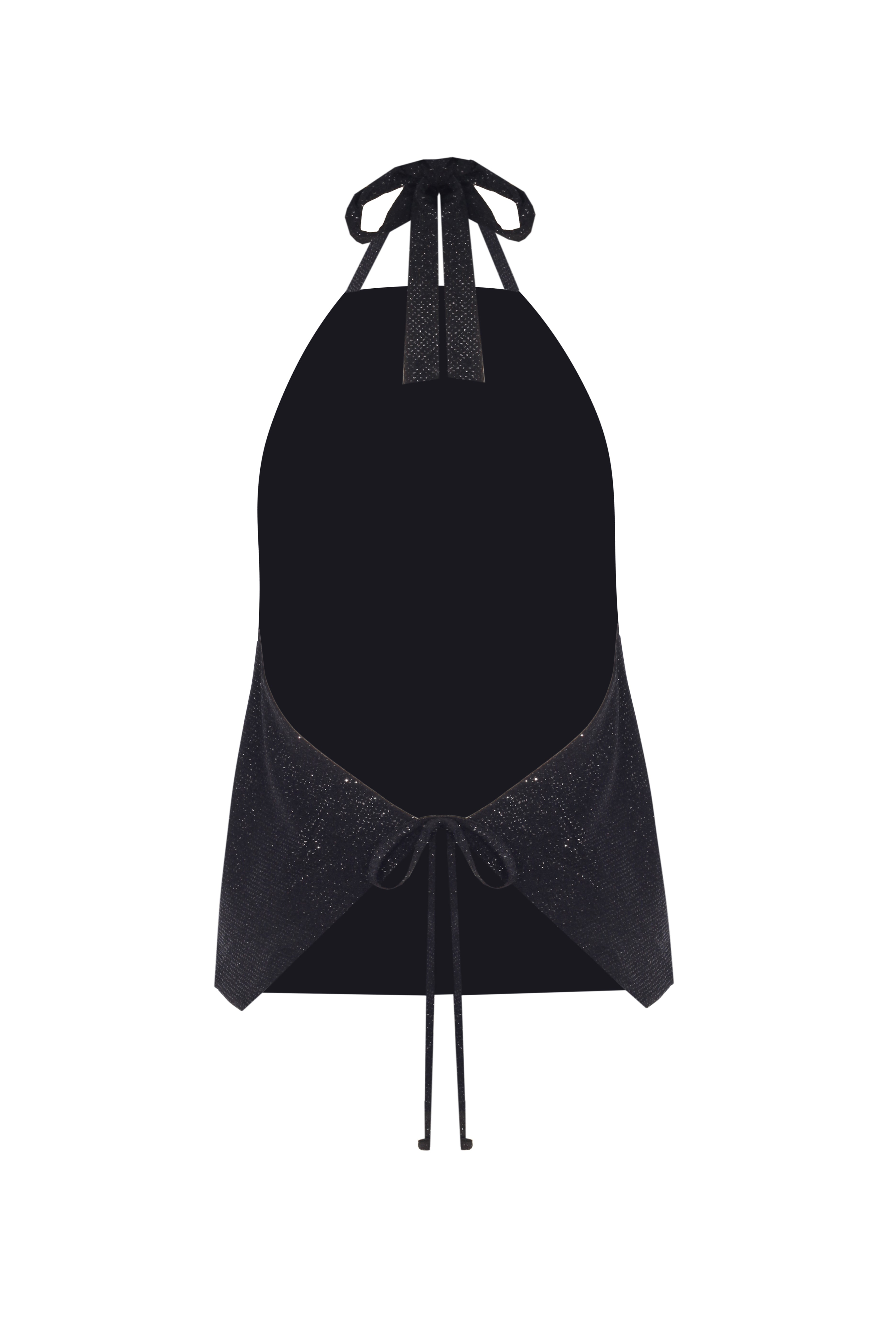 Yasemin Karagülle-Helen Top Shiny Black-Bluz-2-Milagron.com