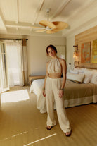 Yasemin Karagülle-Iris Pants-Kumaş Pantolon-4-Milagron.com