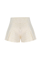 Yasemin Karagülle-Loly Short Ecru-Şort-2-Milagron.com