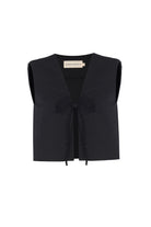 Yasemin Karagülle-Mia Vest Black-Yelek-1-Milagron.com