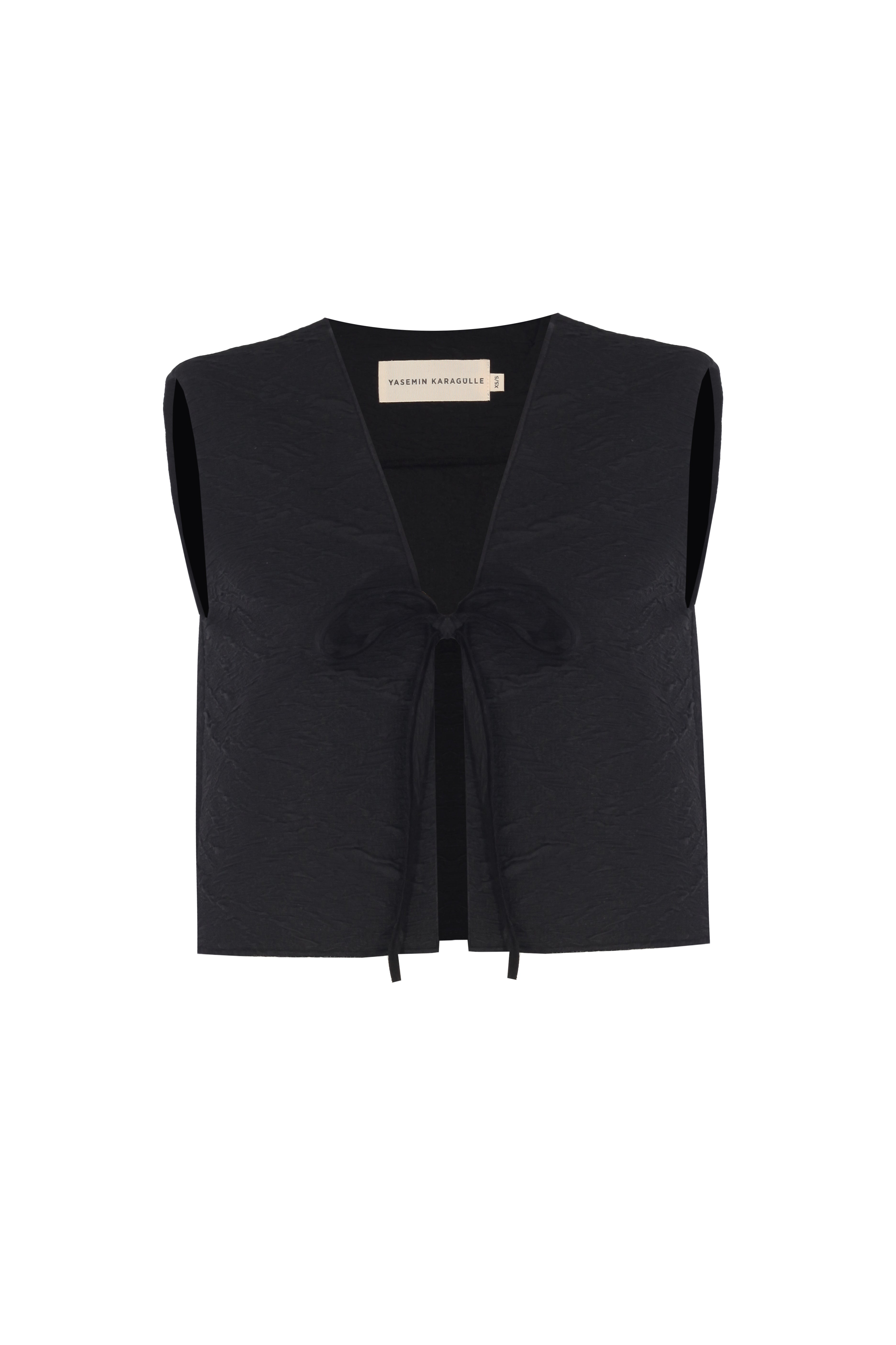 Yasemin Karagülle-Mia Vest Black-Yelek-1-Milagron.com