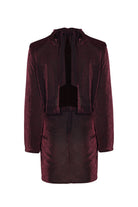 Yasemin Karagülle-Rowena Dress Shiny Burgundy-Elbise-2-Milagron.com