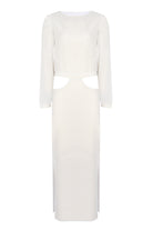Yasemin Karagülle-Samira Dress / White-Elbise-1-Milagron.com