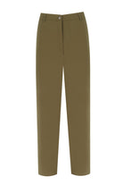 Yasemin Karagülle-Tracy Pants / Green-Kumaş Pantolon-1-Milagron.com