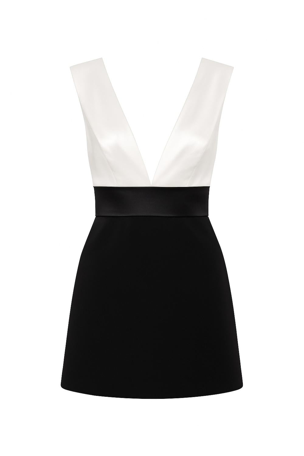 Amore Black & White. Mini Dress - 2