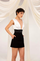 Amore Black & White. Mini Dress - 3