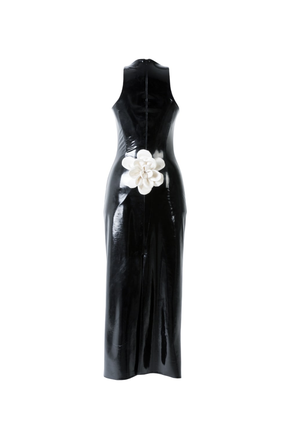 Yelda Alatekin-Blossom Black Midi Dress-Elbise-5-Milagron.com
