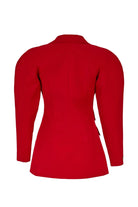 Yelda Alatekin-Capella Red Blazer-Ceket-5-Milagron.com