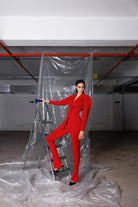 Yelda Alatekin-Capella Red Pants-Pantolon-1-Milagron.com