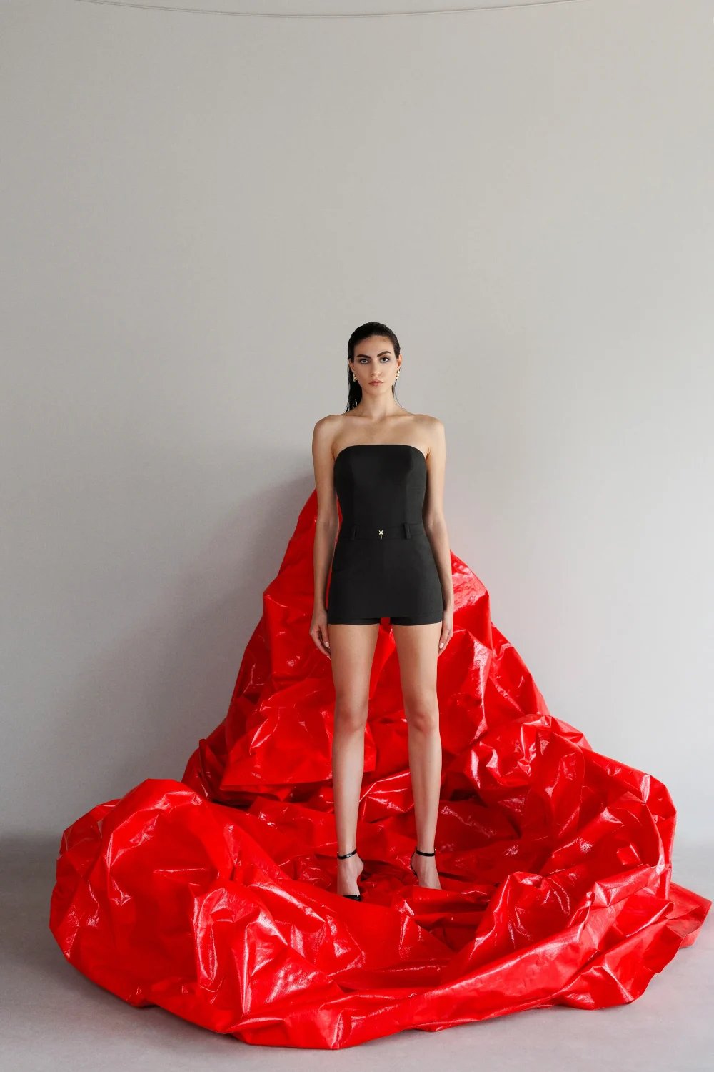 Yelda Alatekin-Delphinus Grey Jumpsuit-Tulum-1-Milagron.com