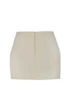 Yelda Alatekin-Leo Ecru Skort-Etek-5-Milagron.com