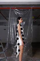 Yelda Alatekin-Mimosa White Mini Dress-Elbise-2-Milagron.com