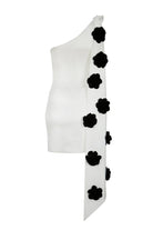 Yelda Alatekin-Mimosa White Mini Dress-Elbise-5-Milagron.com