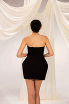 Seraphina Black & White Mini Dress - 4