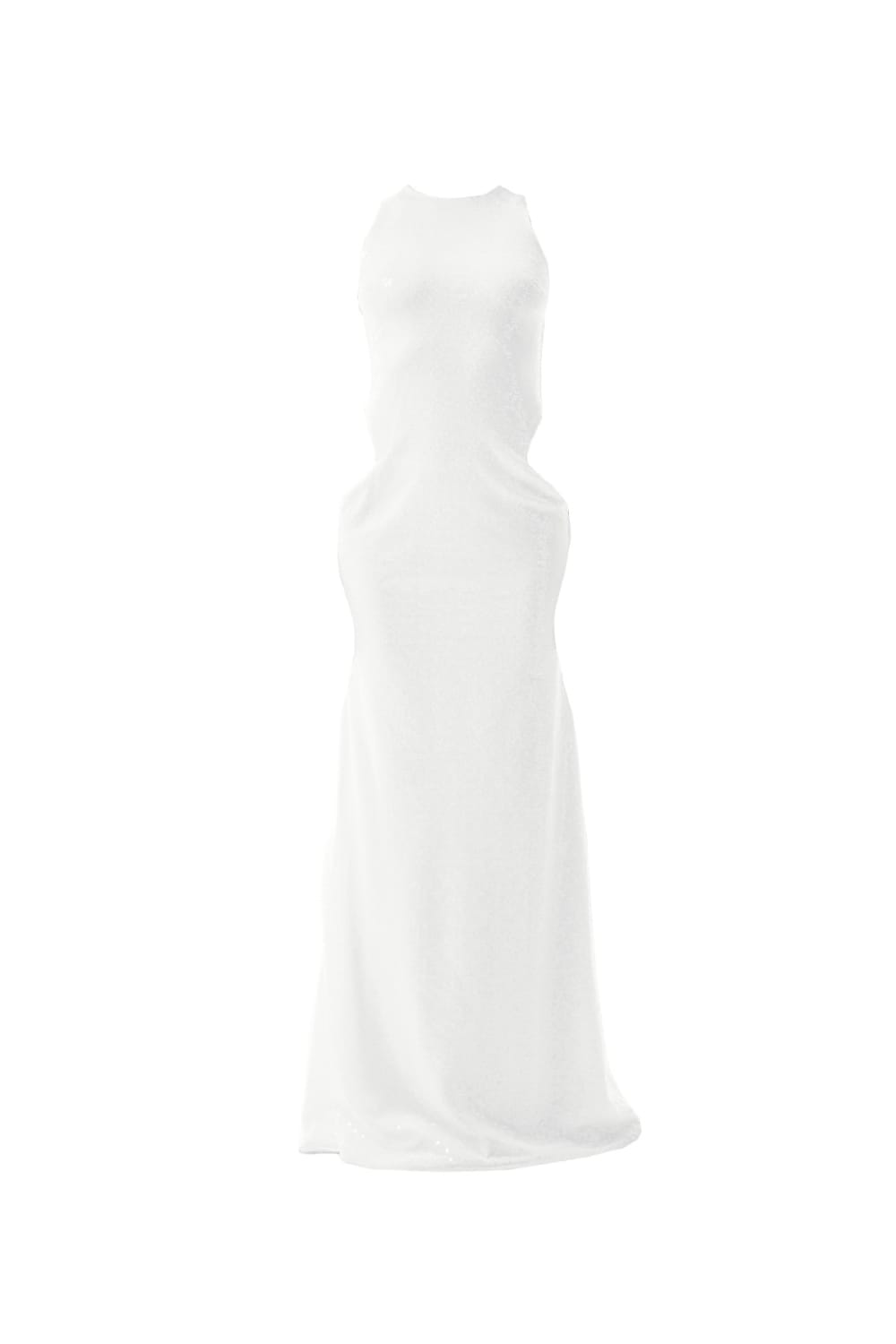Yelda Alatekin-Siena White Maxi Dress-Elbise-4-Milagron.com