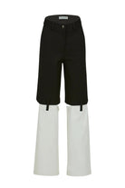 Yelda Alatekin-Sirius Black&white Pants-Pantolon-4-Milagron.com