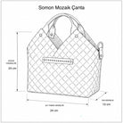 Mozaik Çanta - Somon