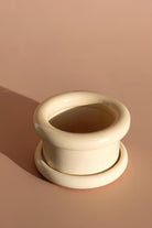 Yugatelier-Bej Beton Dekoratif Saksı-Dekoratif Saksı-3-Milagron.com