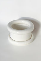 Yugatelier-Beyaz Beton Dekoratif Saksı-Dekoratif Saksı-2-Milagron.com