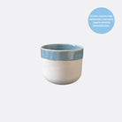 Baby Blue Stoneware Tombul Mug
