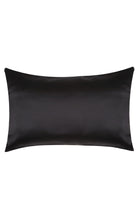 Zau-Siyah %100 İpek Yastık Kılıfı 50 X 70 Cm-Yastık-1-Milagron.com