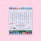 Zebra-Clickart Retractable Sign 12'li Kalem Seti 0.6 Mm Dk-Kalem Seti-1-Milagron.com