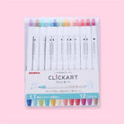 Zebra-Clickart Retractable Sign 12'li Kalem Seti 0.6 Mm Lt-Kalem Seti-1-Milagron.com