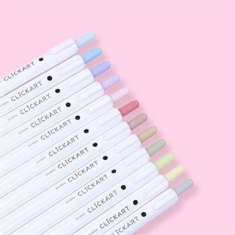 Zebra-Clickart Retractable Sign 12'li Kalem Seti 0.6 Mm Pl-Kalem Seti-3-Milagron.com