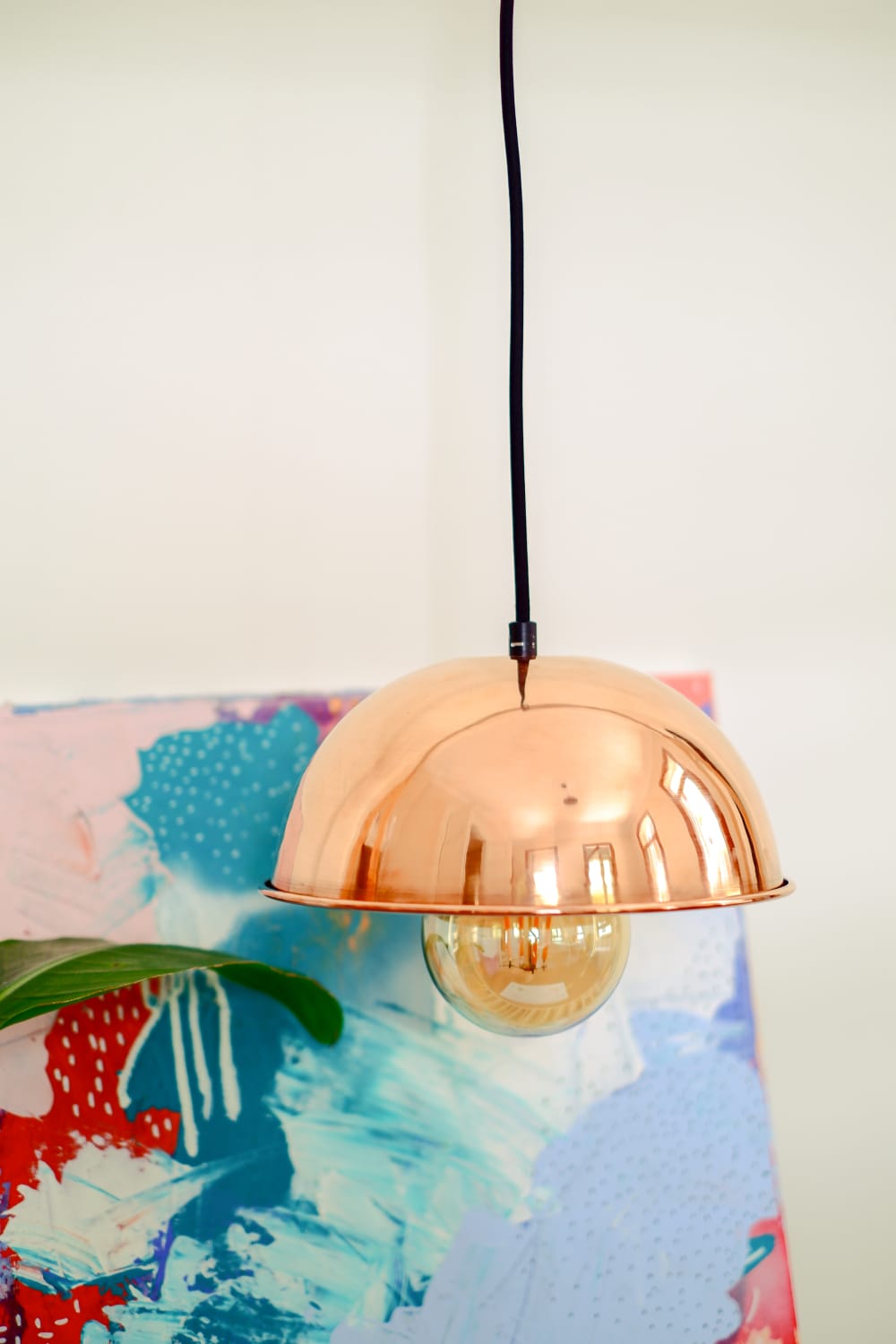 Zef Design-Tamara - Bakır Avize , Siyah Kablo-Avize-1-Milagron.com